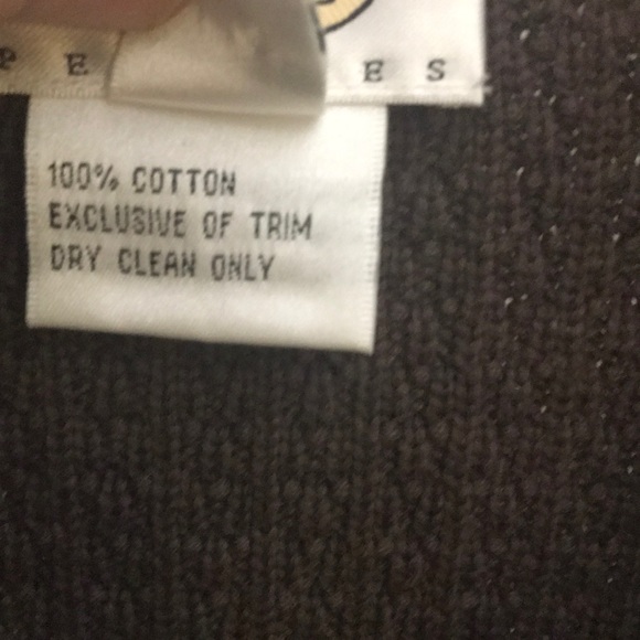 Talbots women’s sweater. Snaps. Size: P - Picture 5 of 8